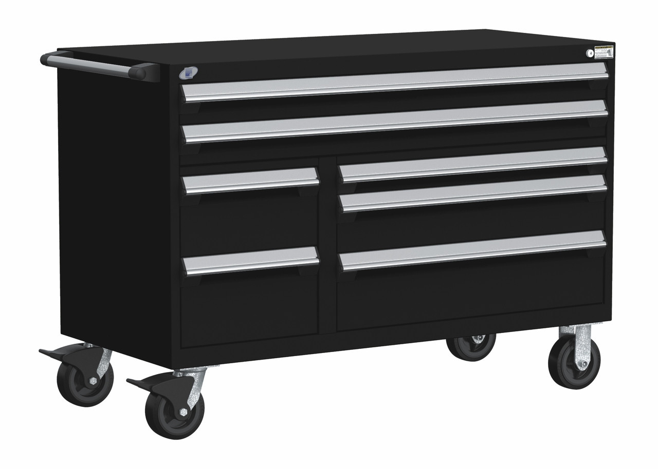 Multi-Drawer Mobile Cabinet  - 7 Drawers - 54'' W x 27''D - R5GJG-3008