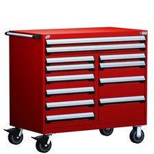 Multi-Drawer Mobile Cabinet  - 12 Drawers - 48'' W x 27''D - R5GHG-3810