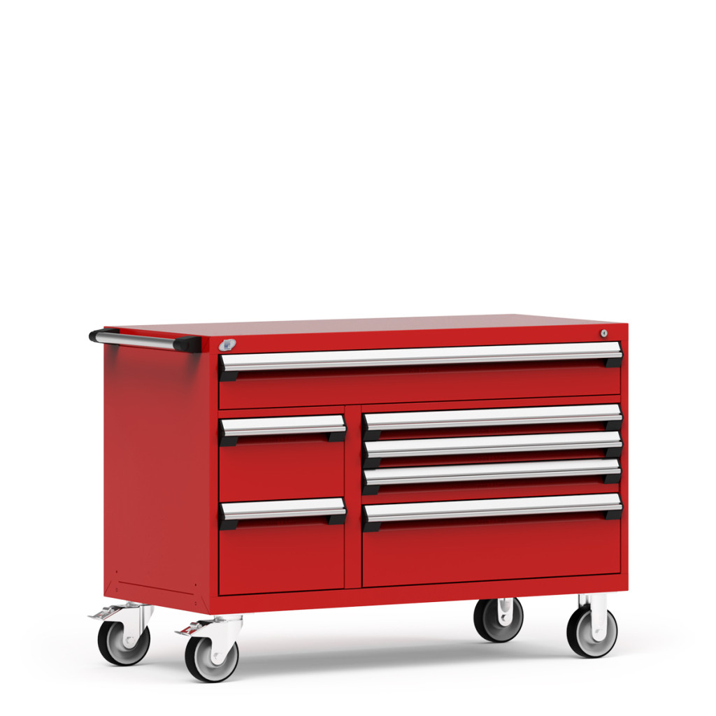 Multi-Drawer Mobile Cabinet  - 7 Drawers - 54'' W x 24''D - R5GJE-3003