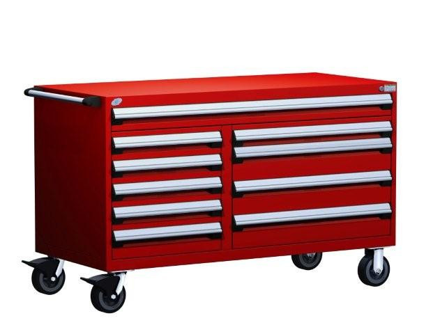 Multi-Drawer Mobile Cabinet  - 10 Drawers - 60'' W x 27''D - R5GKG-3006