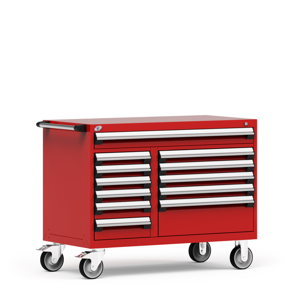 Multi-Drawer Mobile Cabinet  - 12 Drawers - 48'' W x 24''D - R5GHE-3023