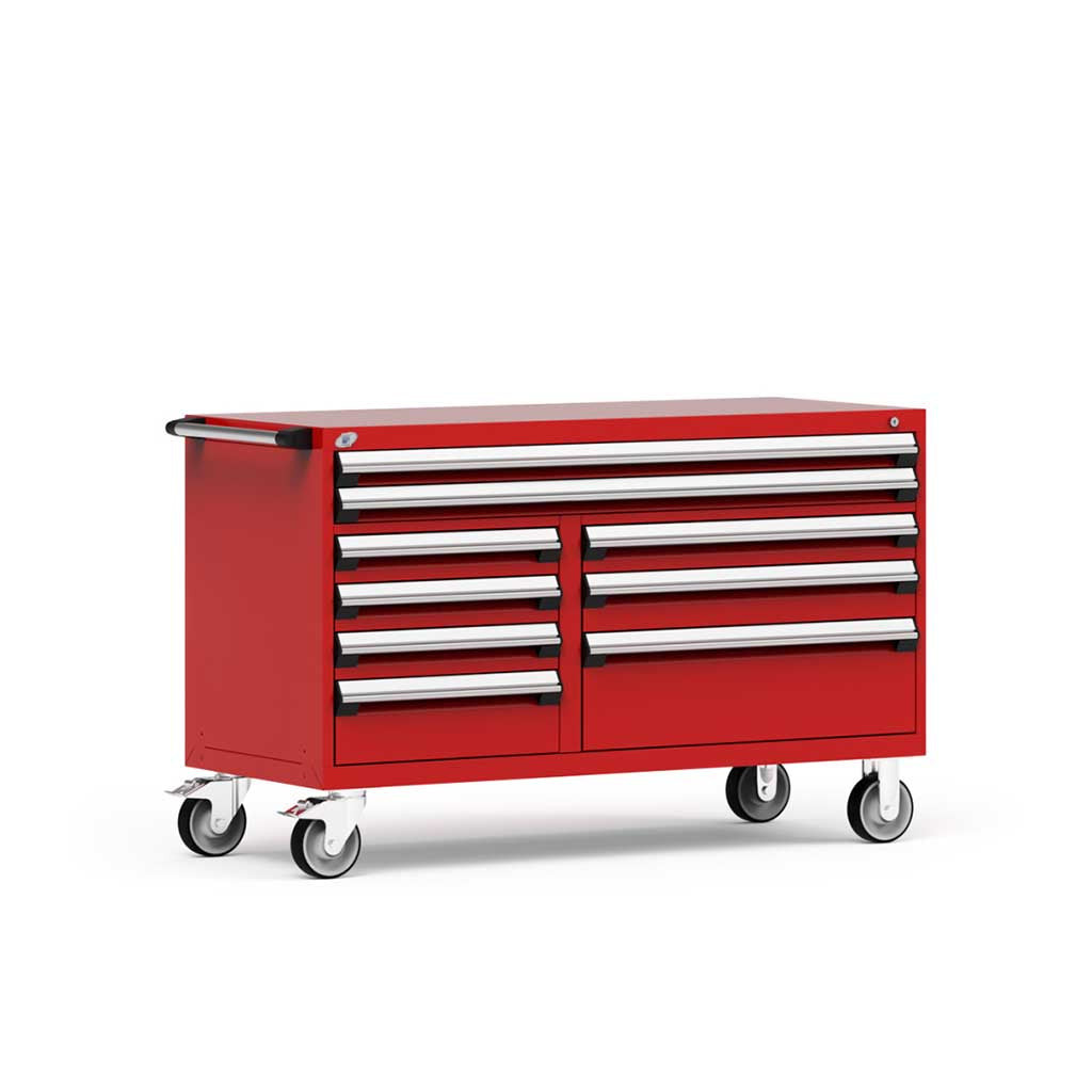 Multi-Drawer Mobile Cabinet  - 9 Drawers - 60'' W x 27''D - R5GKG-3010