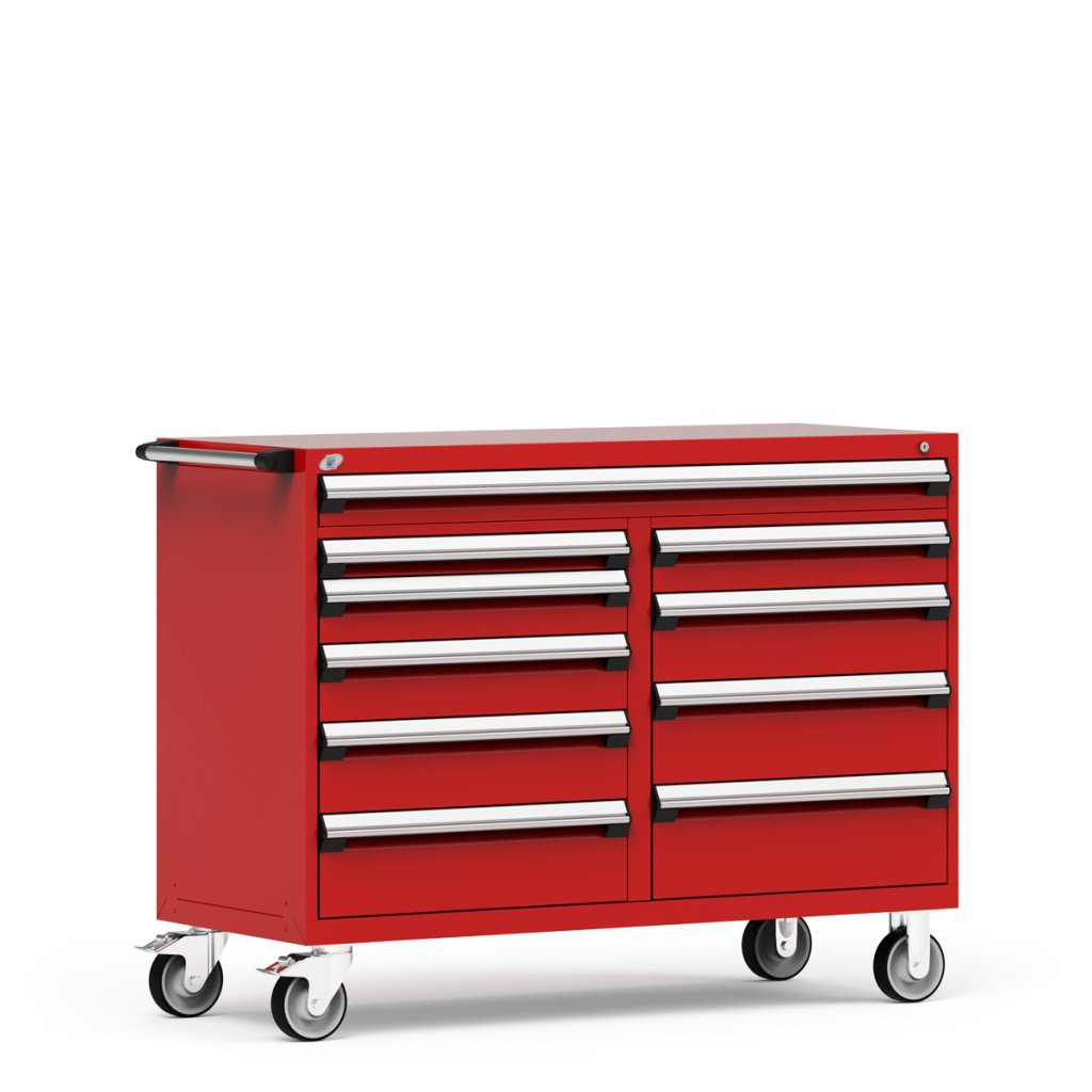 Multi-Drawer Mobile Cabinet  - 10 Drawers - 60'' W x 24''D - R5GKE-3814