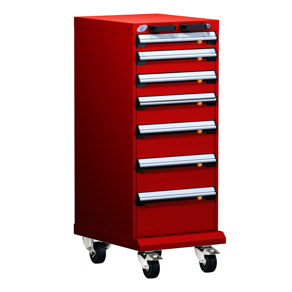 7-Drawer  Compact Mobile Cabinet 18'' W - SMS-L3BBD-4004L3B