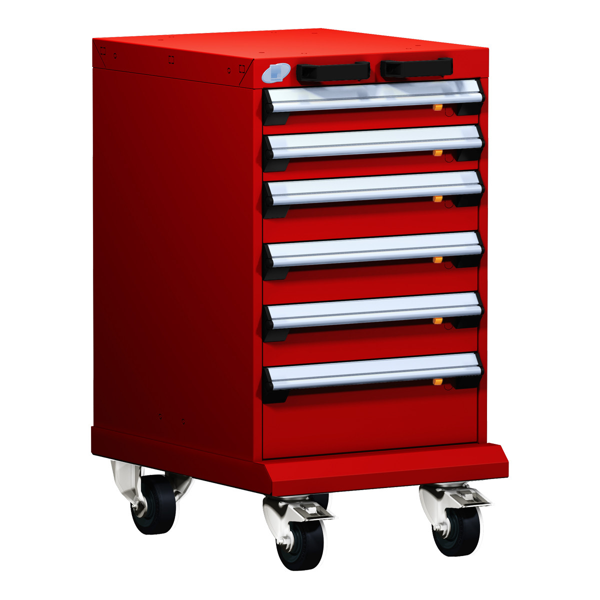 6-Drawer  Compact Mobile Cabinet 18'' W - SMS-L3BBD-2810B