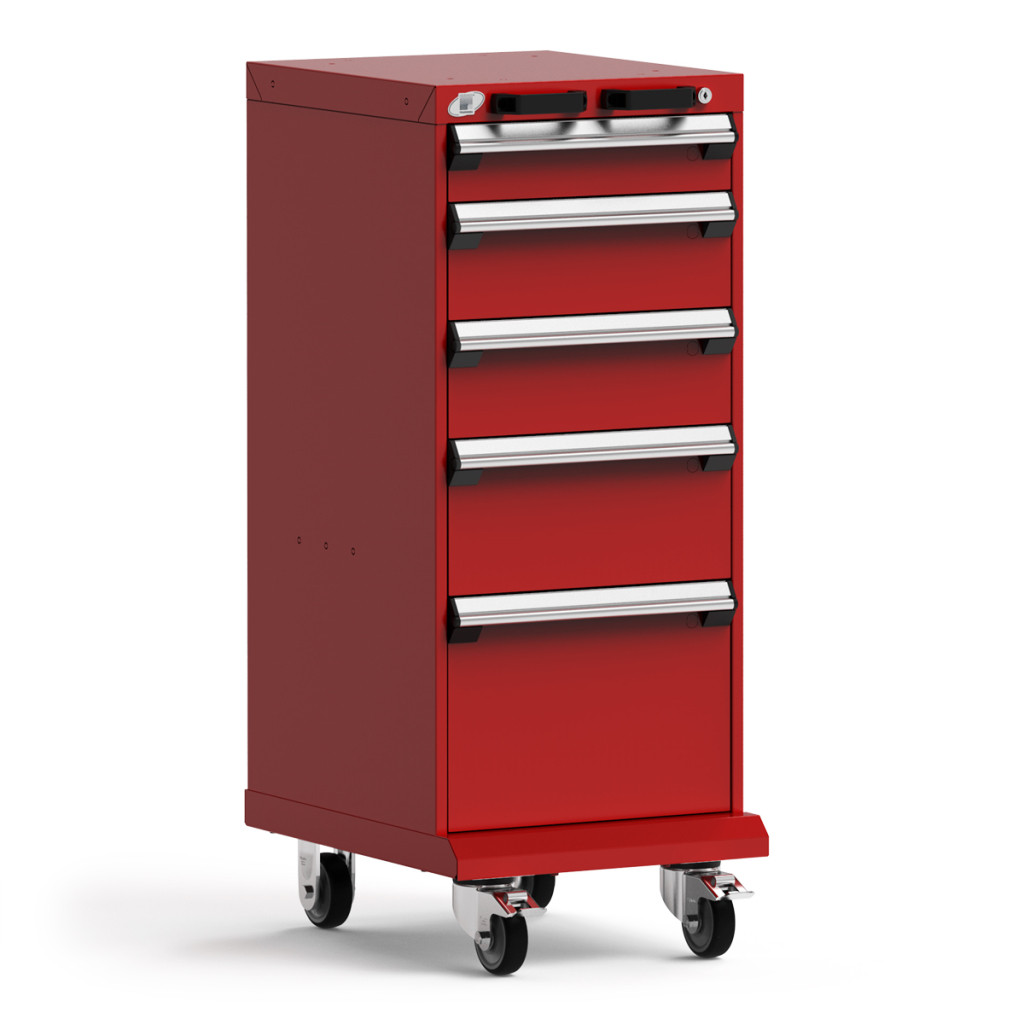 5-Drawer  Compact Mobile Cabinet 18'' W - SMS-L3BBD-4007L3