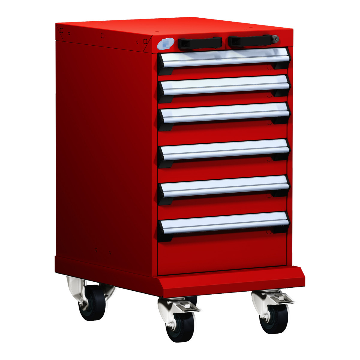 6-Drawer  Compact Mobile Cabinet 18'' W - SMS-L3BBD-2810L3