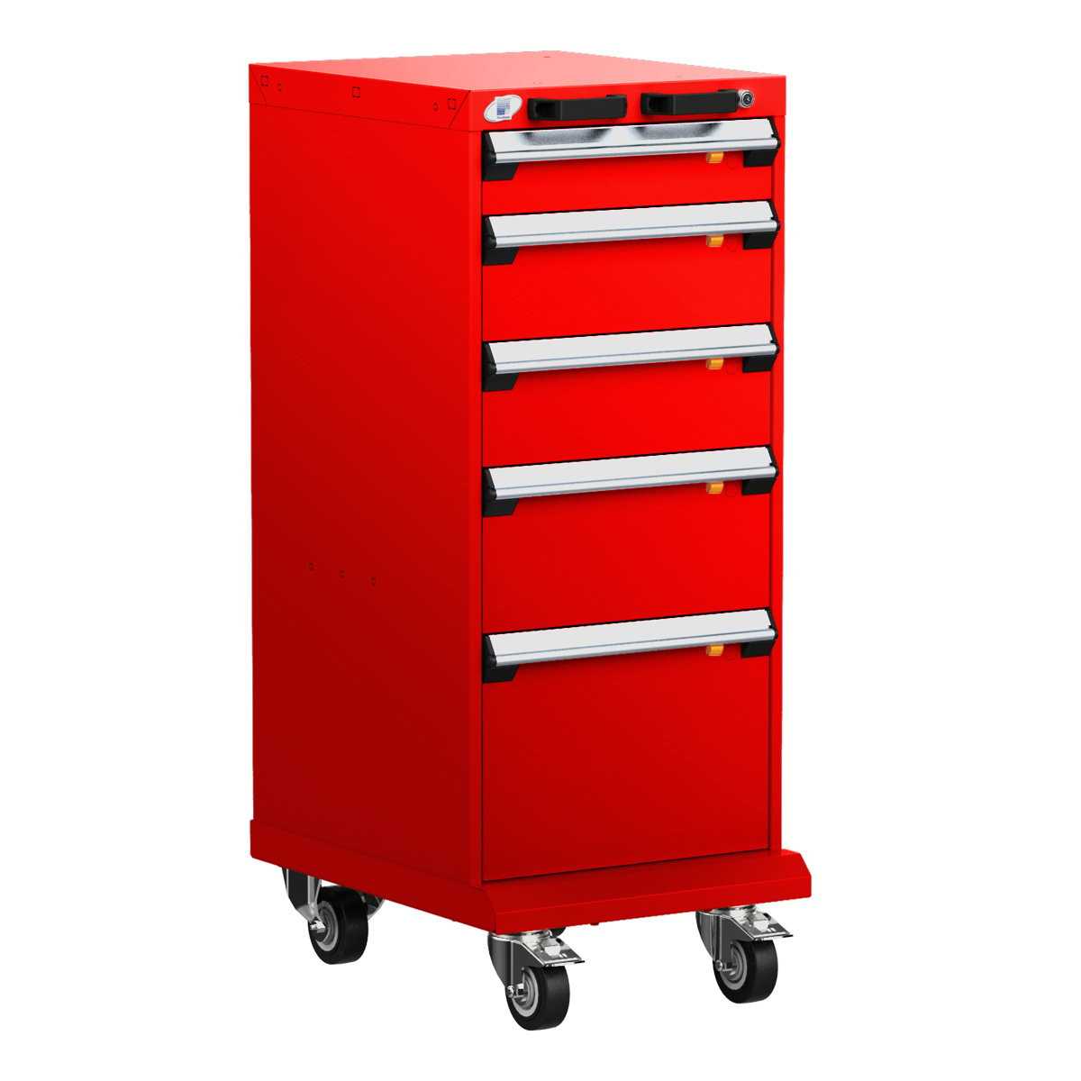 5-Drawer  Compact Mobile Cabinet 18'' W - SMS-L3BBG-4008L3B