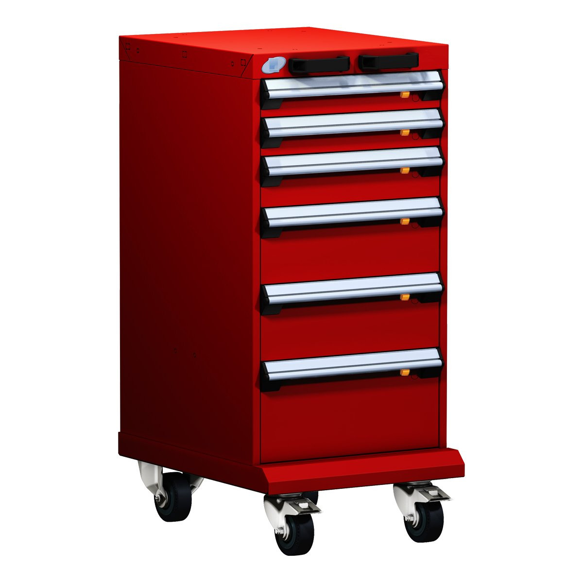 6-Drawer  Compact Mobile Cabinet 18'' W - SMS-L3BBD-3402B