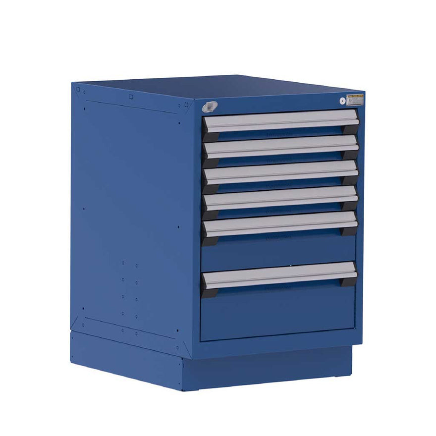 6-Drawer Heavy Duty Modular Drawer Cabinet 24'' W x 27''D - R5ACG-3026