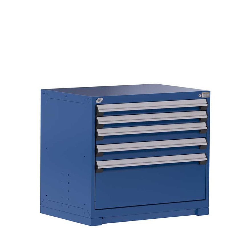 5-Drawer Heavy Duty Modular Drawer Cabinet 36'' W x 18''D - R5AEC-3011 (with compartments)