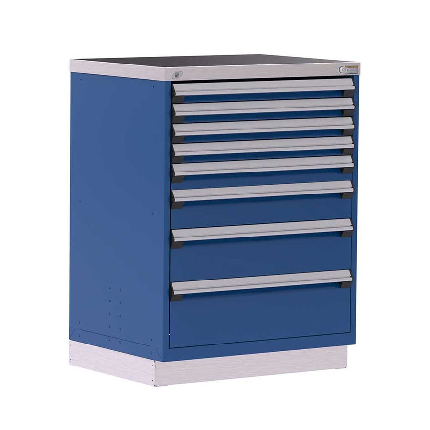 8-Drawer Heavy Duty Modular Drawer Cabinet 36'' W x 27''D - R5AEG-4401 (with compartments)
