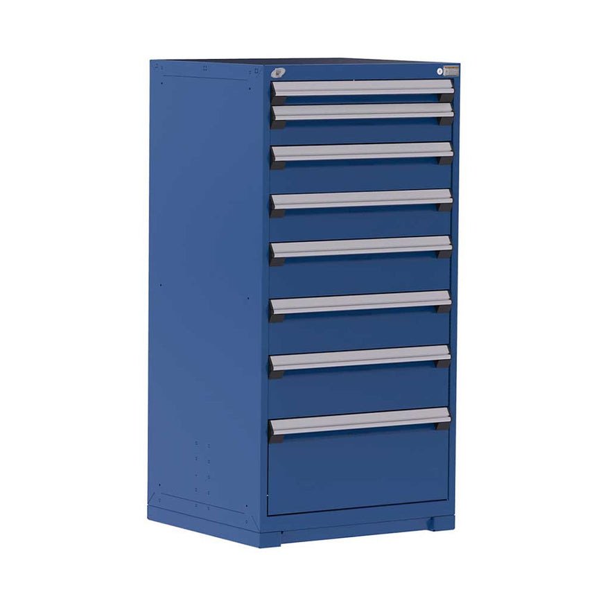 8-Drawer Heavy Duty Modular Drawer Cabinet 30'' W x 27''D - R5ADG-5801 (with compartments)
