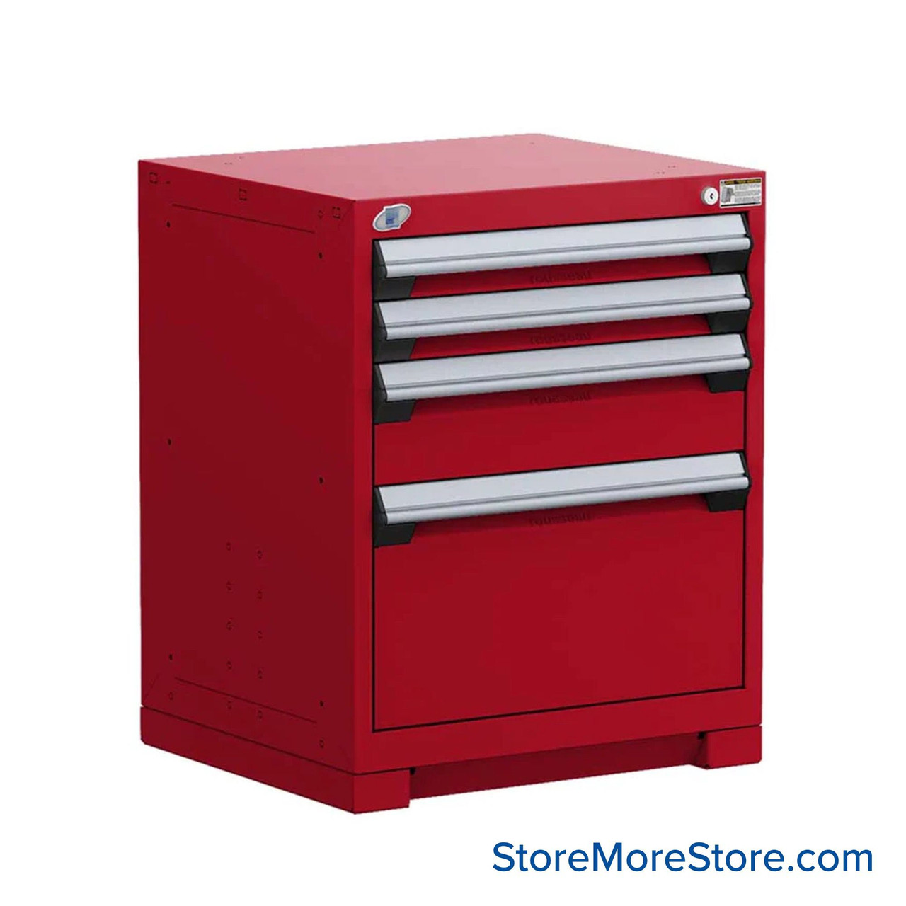 4-Drawer Heavy Duty Modular Drawer Cabinet 24'' W x 21''D - R5ACD-2813 (with compartments)
