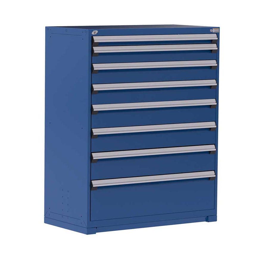 8-Drawer Heavy Duty Modular Drawer Cabinet 48'' W x 27''D - R5AHG-5801 (with compartments)