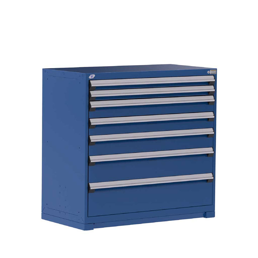 7-Drawer Heavy Duty Modular Drawer Cabinet 48'' W x 27''D - R5AHG-4403 (with compartments)