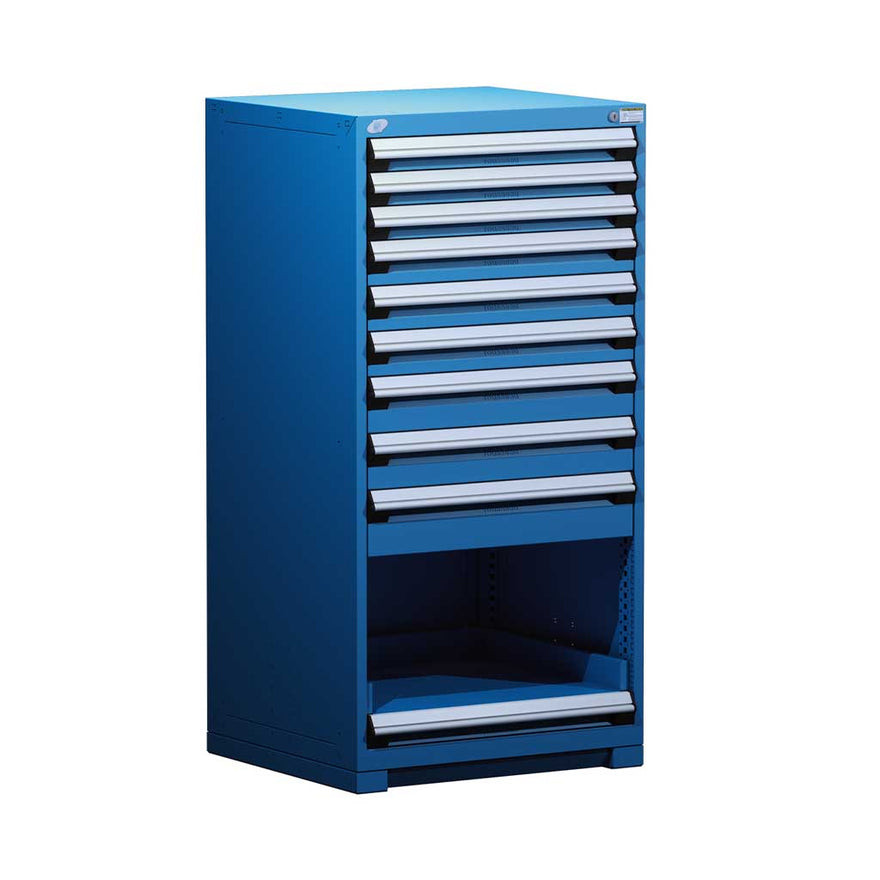 9-Drawer Heavy Duty Modular Drawer Cabinet 30'' W x 27''D - R5ADG-5811 (with compartments)