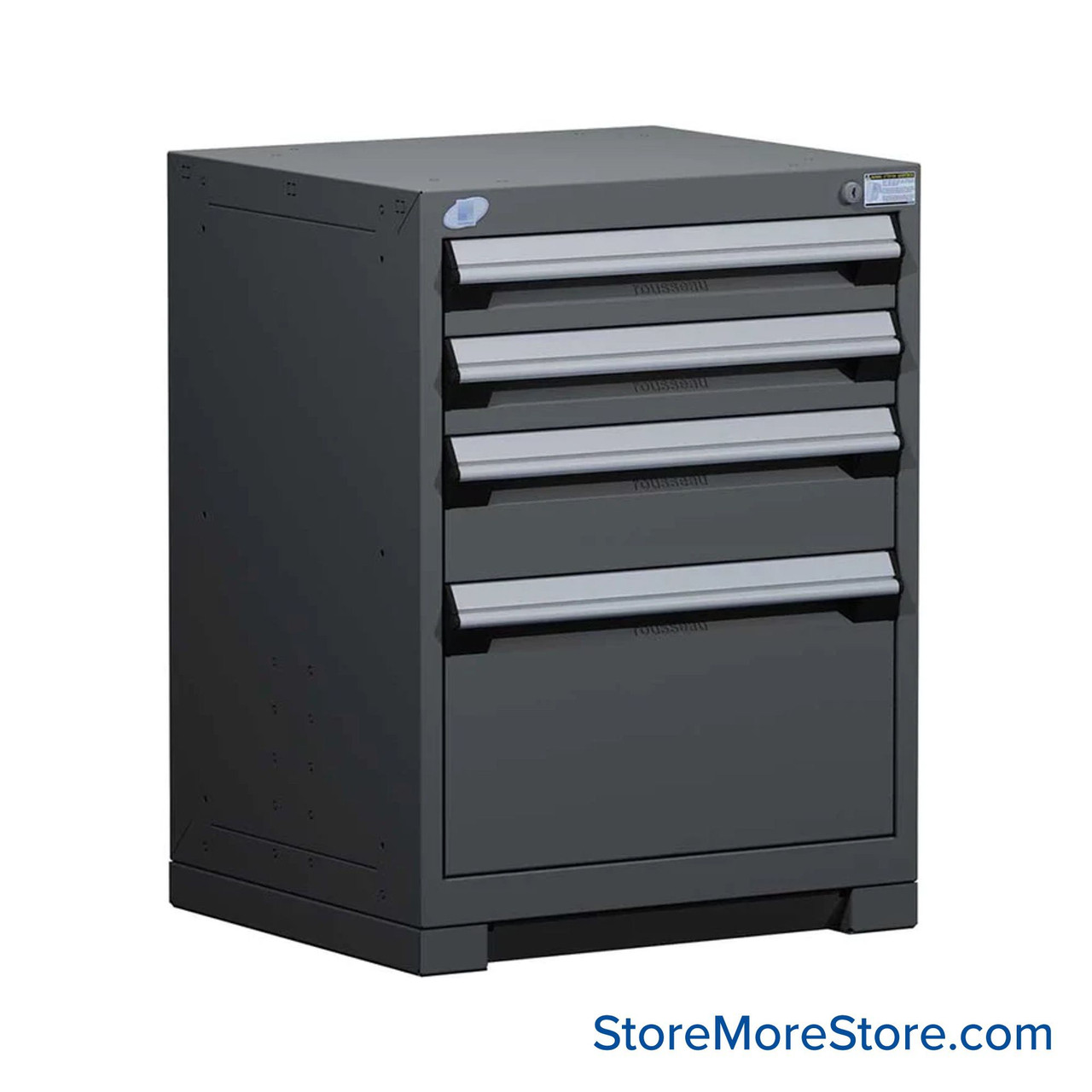 4-Drawer Heavy Duty Modular Drawer Cabinet 24'' W x 27''D - R5ACG-3006