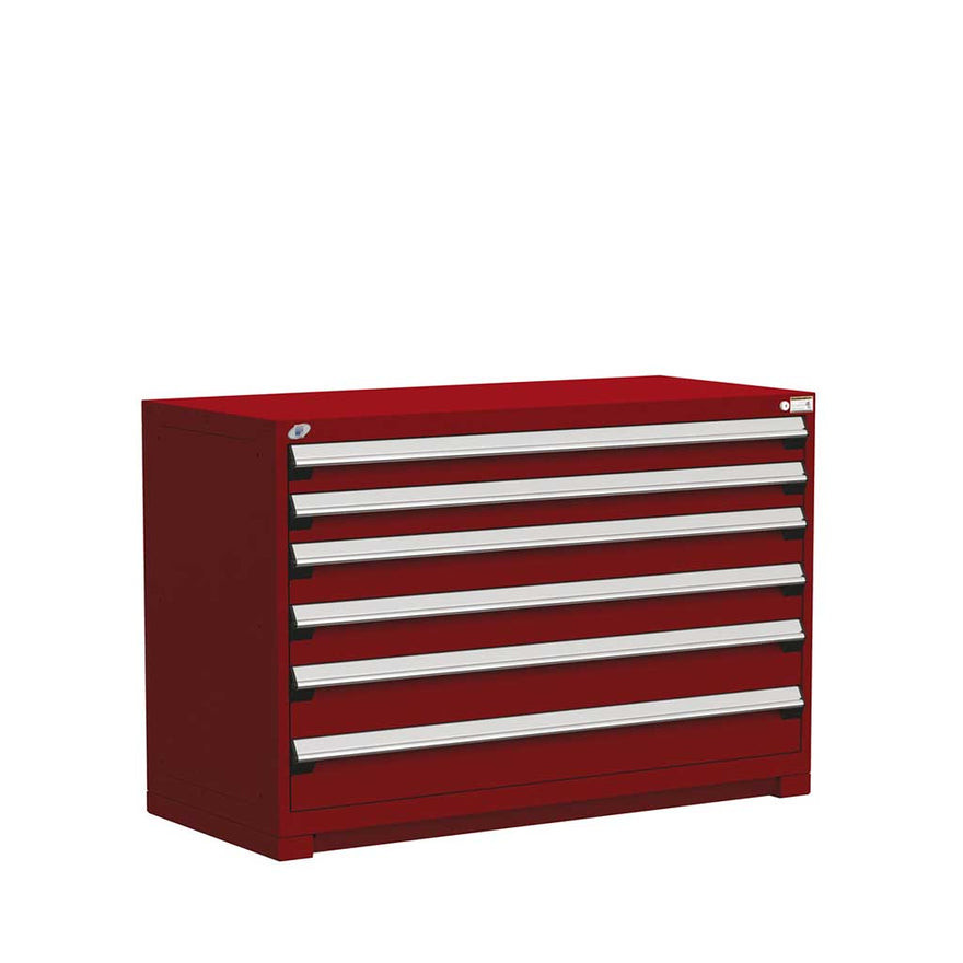 6-Drawer Heavy Duty Modular Drawer Cabinet 54'' W x 27''D - R5AJG-3401 (with compartments)