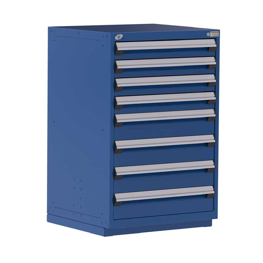 8-Drawer Heavy Duty Modular Drawer Cabinet 30'' W x 27''D - R5ADG-4409 (with compartments)