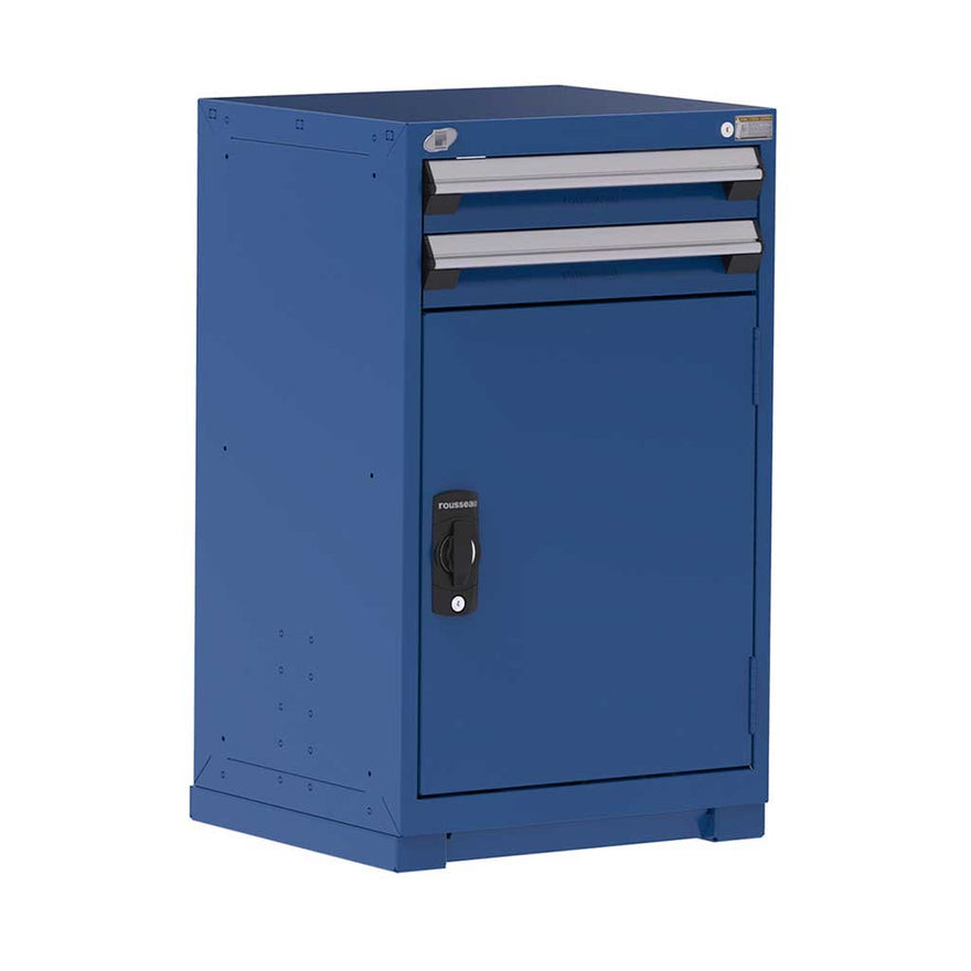 2-Drawer Heavy Duty Modular Drawer Cabinet 24'' W x 27''D - R5ACG-3803 (with compartments)