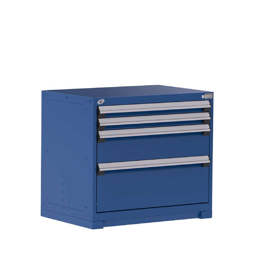 4-Drawer Heavy Duty Modular Drawer Cabinet 36'' W x 18''D - R5AEC-3013 (with compartments)