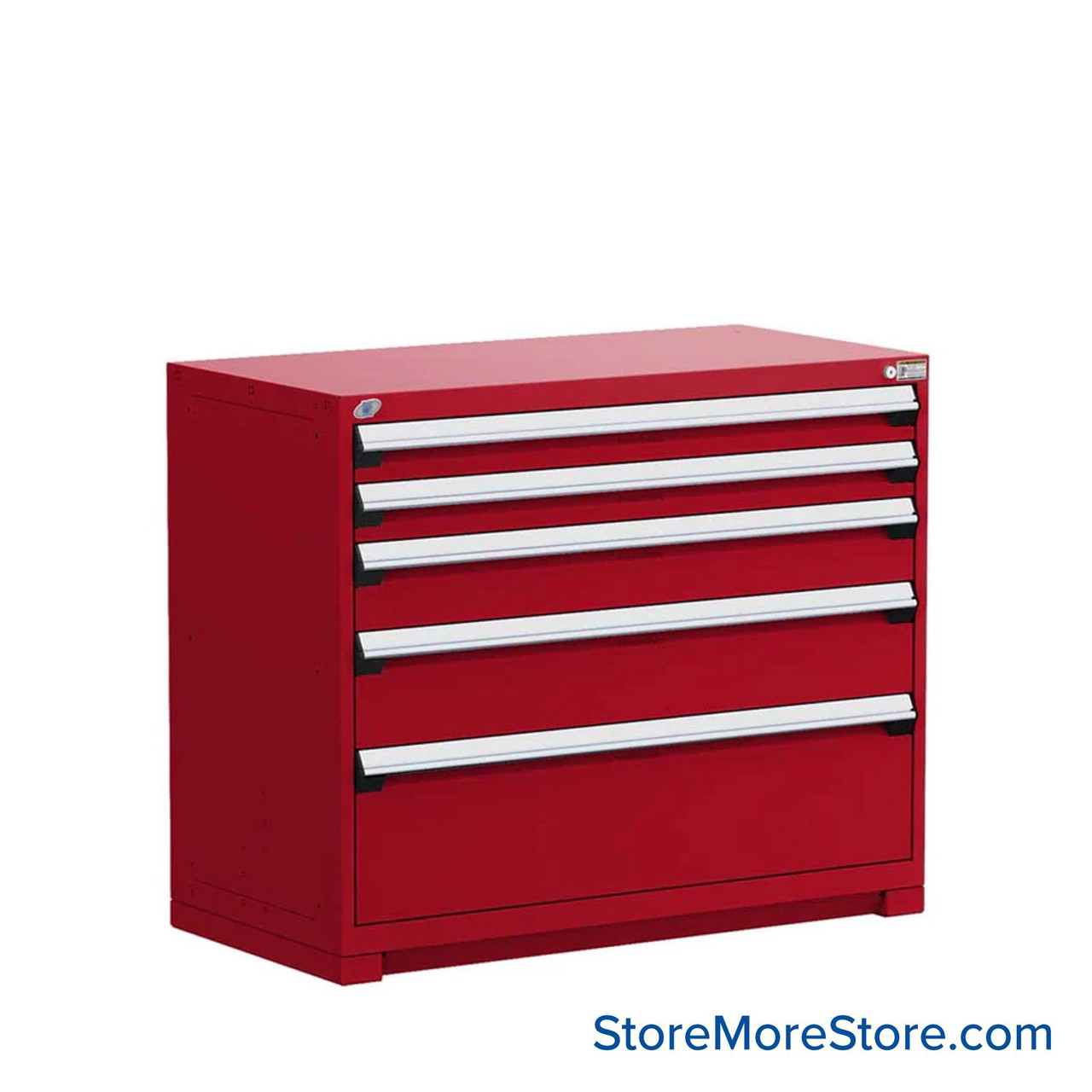 5-Drawer Heavy Duty Modular Drawer Cabinet 48'' W x 27''D - R5AHG-3807 (with compartments)
