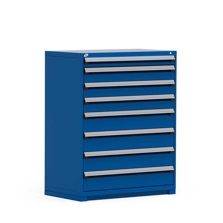 8-Drawer Heavy Duty Modular Drawer Cabinet 48'' W x 24''D - R5AHE-5873 (with compartments)