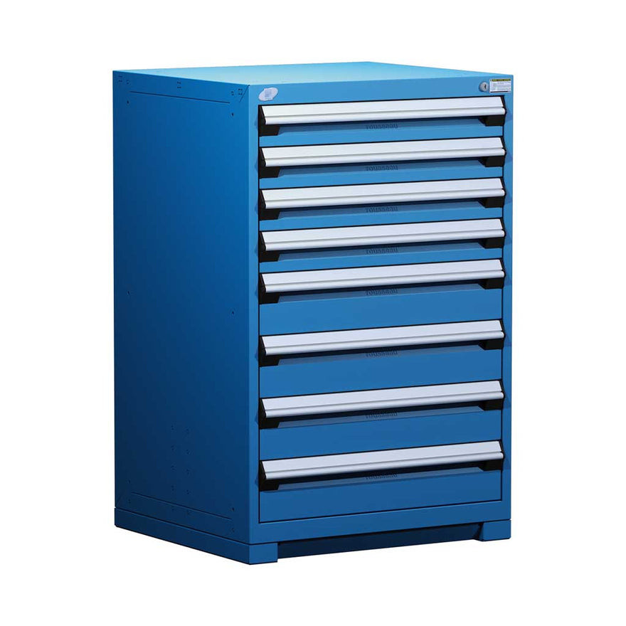 8-Drawer Heavy Duty Modular Drawer Cabinet 30'' W x 27''D - R5ADG-4407 (with compartments)