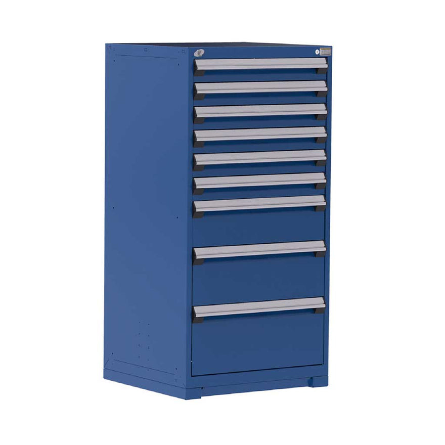 9-Drawer Heavy Duty Modular Drawer Cabinet 30'' W x 21''D - R5ADD-5821 (with compartments)