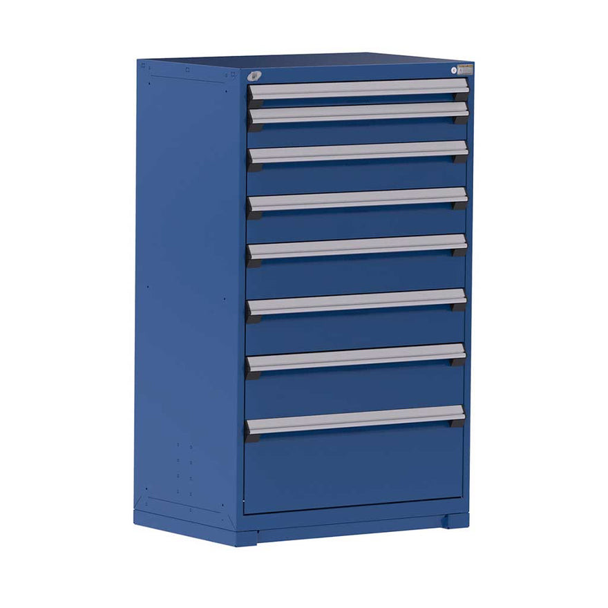 8-Drawer Heavy Duty Modular Drawer Cabinet 36'' W x 24''D - R5AEE-5851 (with compartments)
