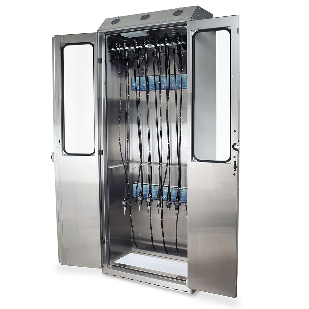 Stainless Steel Scope Drying Cabinet with Lumen Drying, 36" W x 24" D x 93" H
