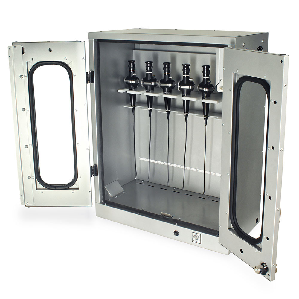 Wall Mount ENT Scope Drying Cabinet with HEPA Filtration, 24" W x 12" D x 30" H