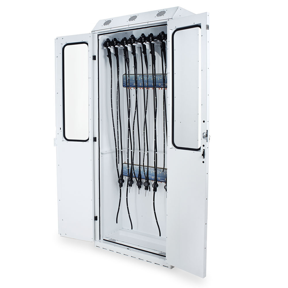 Scope Drying Cabinet with HEPA Filtration and Channel Drying, 36" W x 24" D x 93" H
