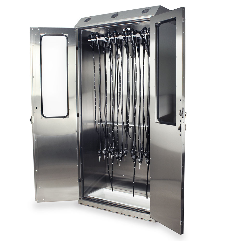 Stainless Steel Scope Drying Cabinet with HEPA, 44" W x 24" D x 93" H