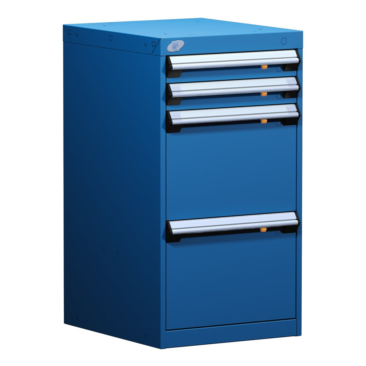 4-Drawer Compact Modular Drawer Cabinet 18'' W x 21''D - L3ABD-3407B