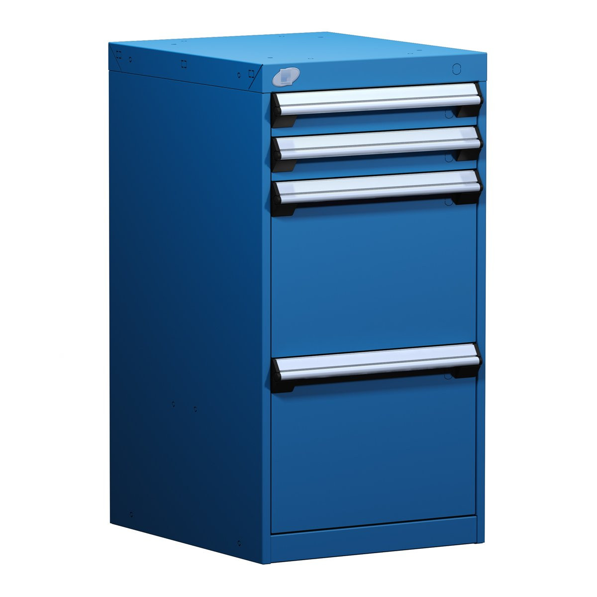 4-Drawer Compact Modular Drawer Cabinet 18'' W x 21''D - L3ABD-3408