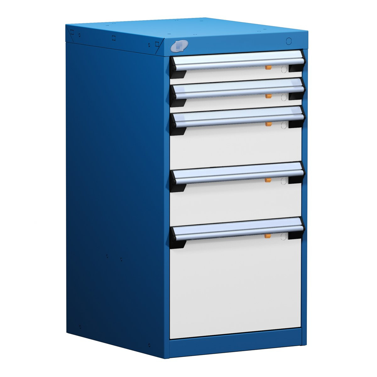 5-Drawer Compact Modular Drawer Cabinet 18'' W x 21''D - L3ABD-3416B