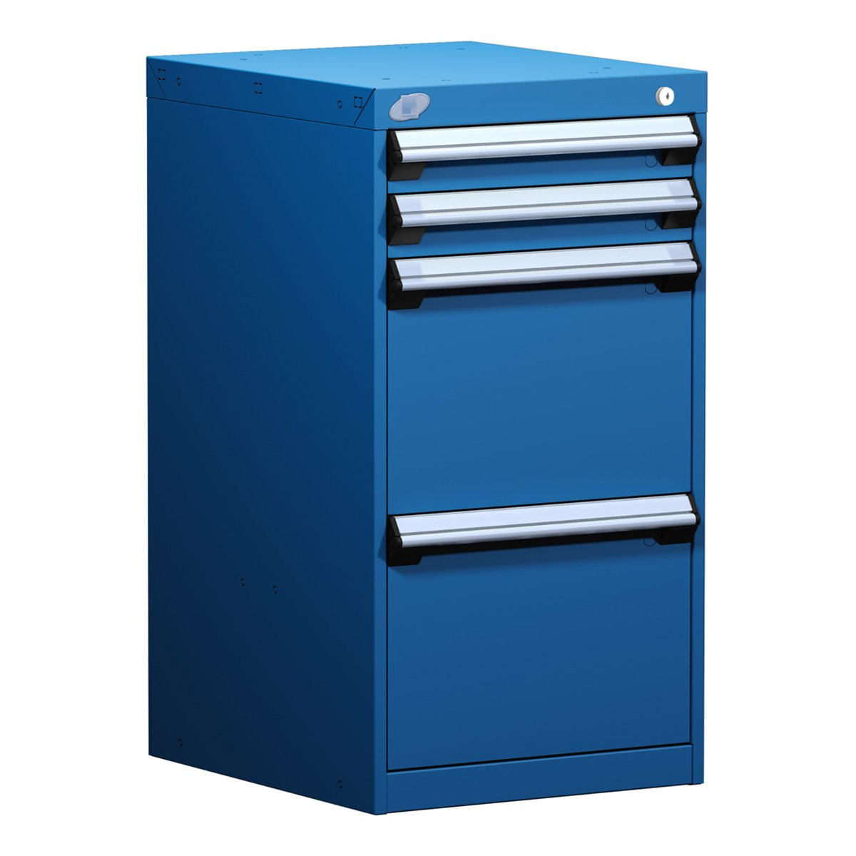 4-Drawer Compact Modular Drawer Cabinet 18'' W x 21''D - L3ABD-3407L3