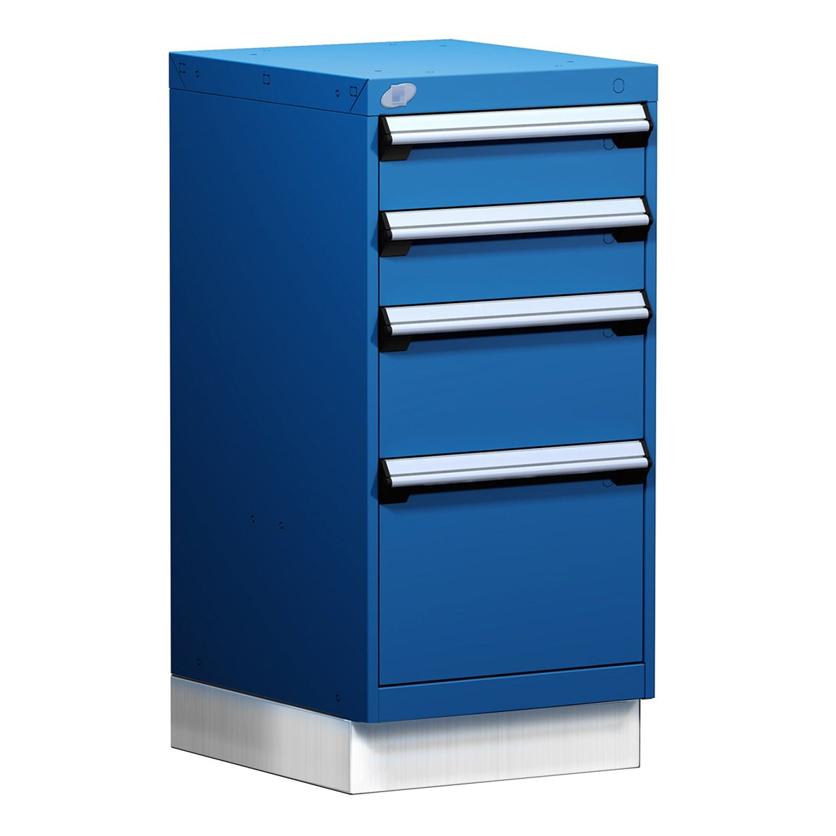 4-Drawer Compact Modular Drawer Cabinet 18'' W x 21''D - L3ABD-3421D