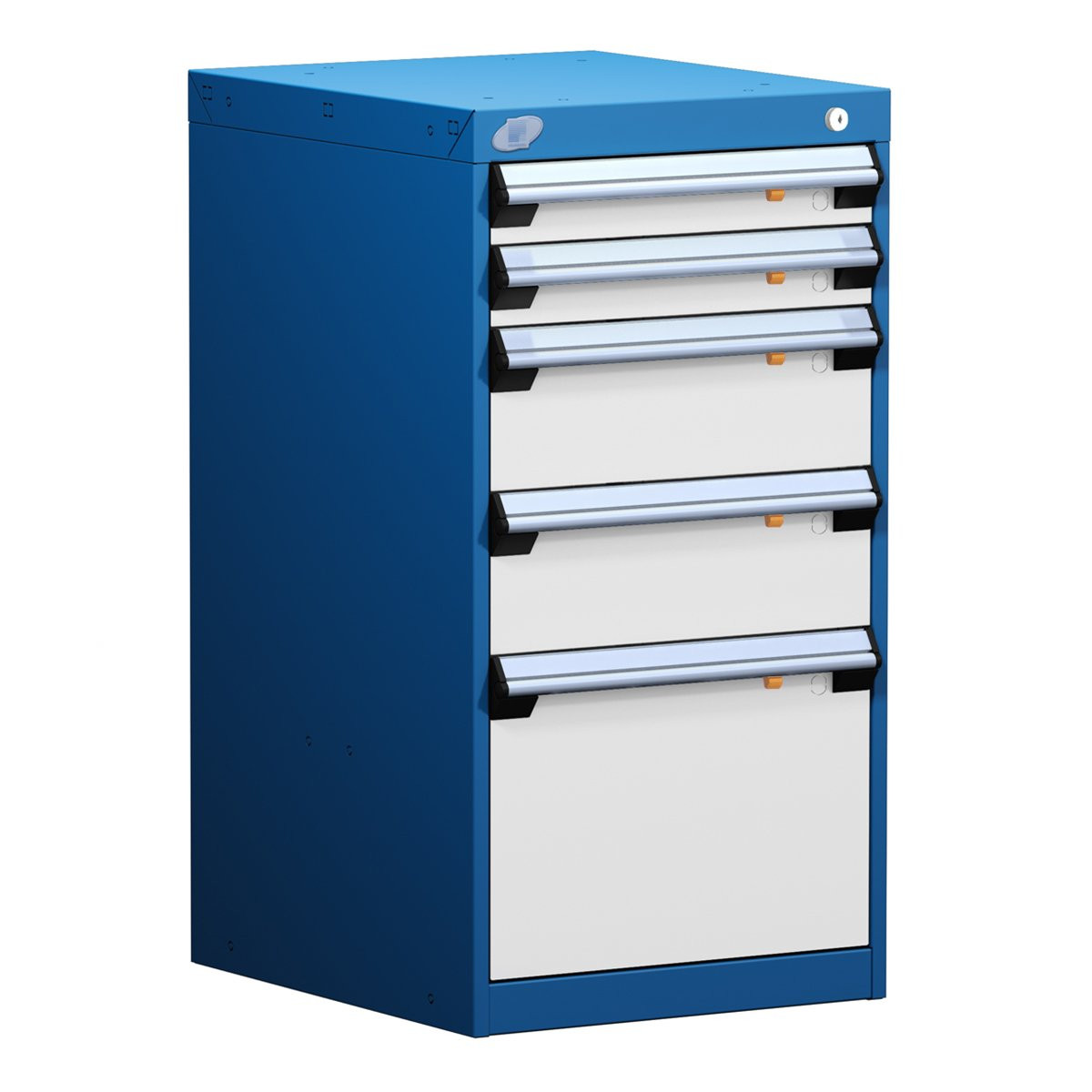 5-Drawer Compact Modular Drawer Cabinet 18'' W x 21''D - L3ABD-3416L3B
