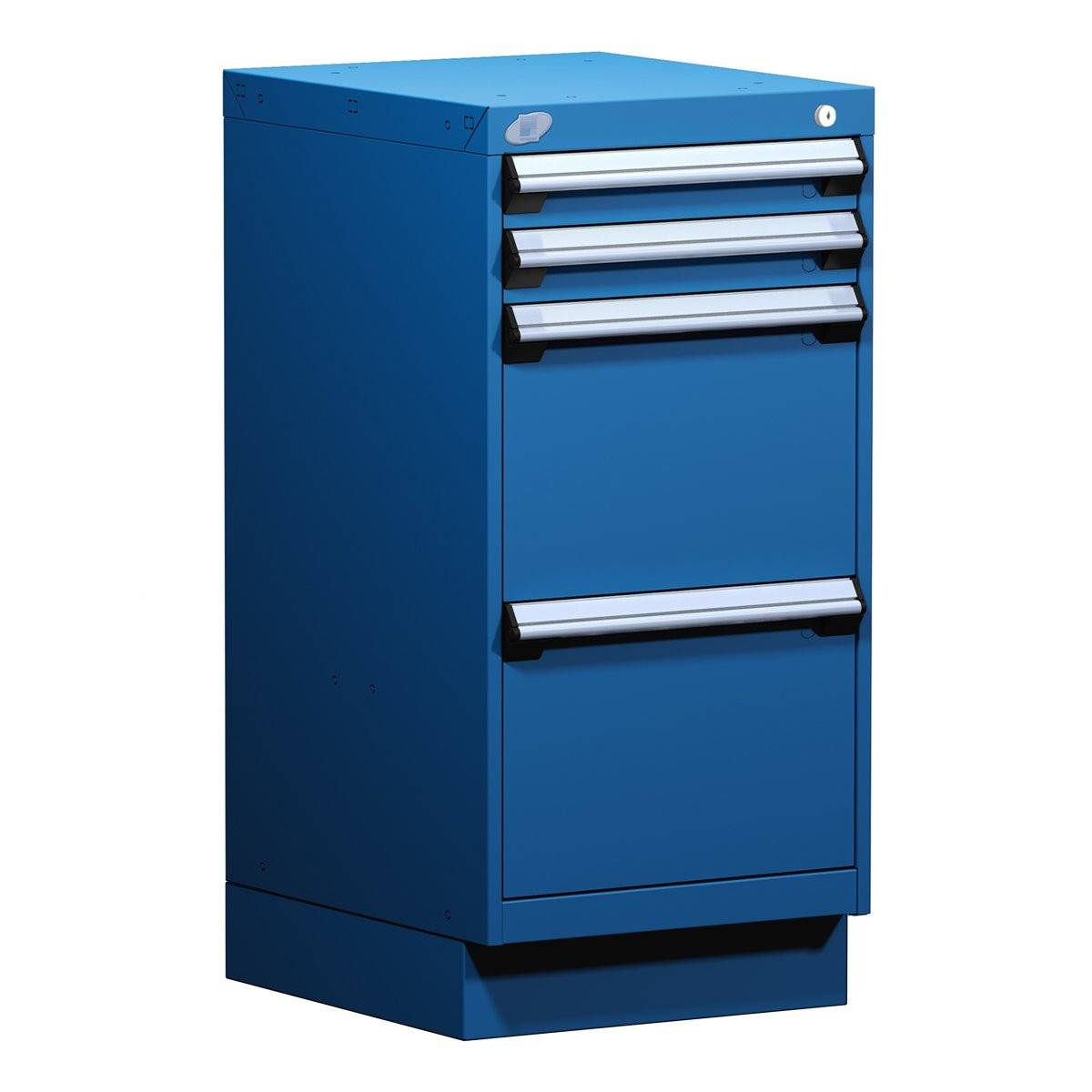4-Drawer Compact Modular Drawer Cabinet 18'' W x 21''D - L3ABD-3408L3C