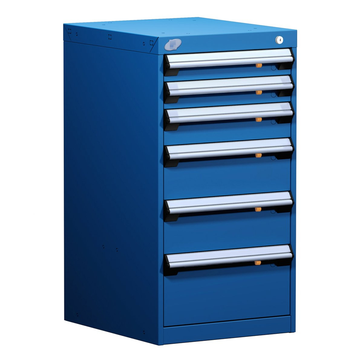 6-Drawer Compact Modular Drawer Cabinet 18'' W x 21''D - L3ABD-3438L3B