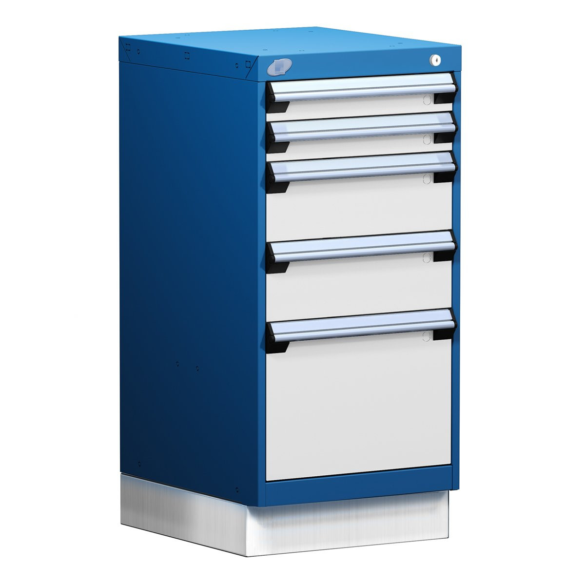 5-Drawer Compact Modular Drawer Cabinet 18'' W x 21''D - L3ABD-3415L3D