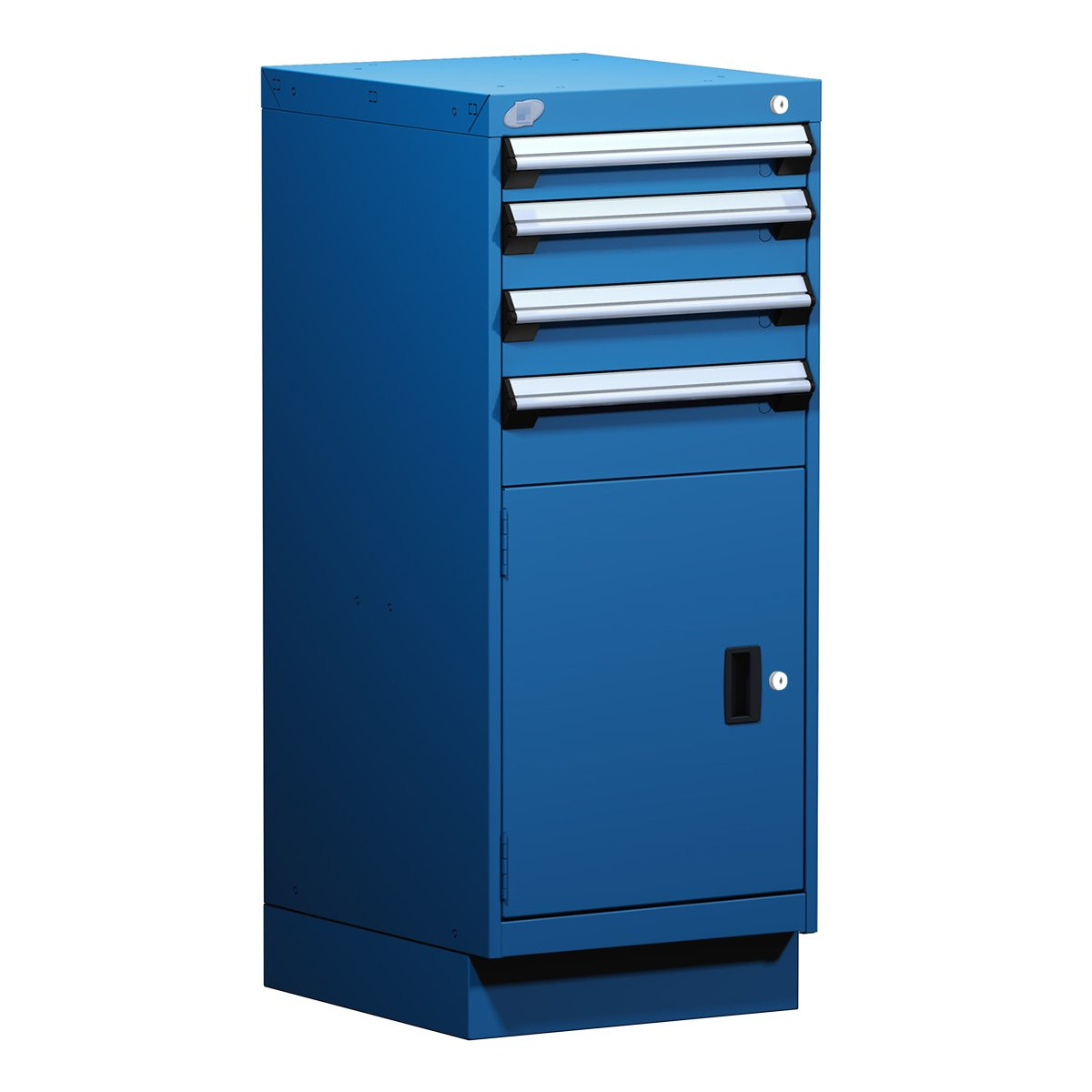4-Drawer Compact Modular Drawer Cabinet 18'' W x 21''D - L3ABD-4015L3C
