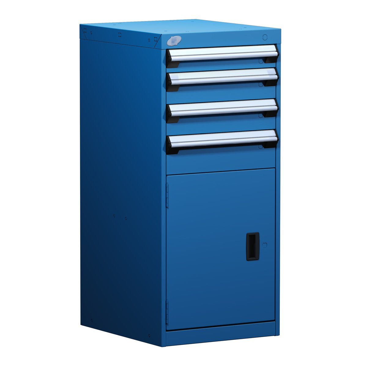 4-Drawer Compact Modular Drawer Cabinet 18'' W x 21''D - L3ABD-4016