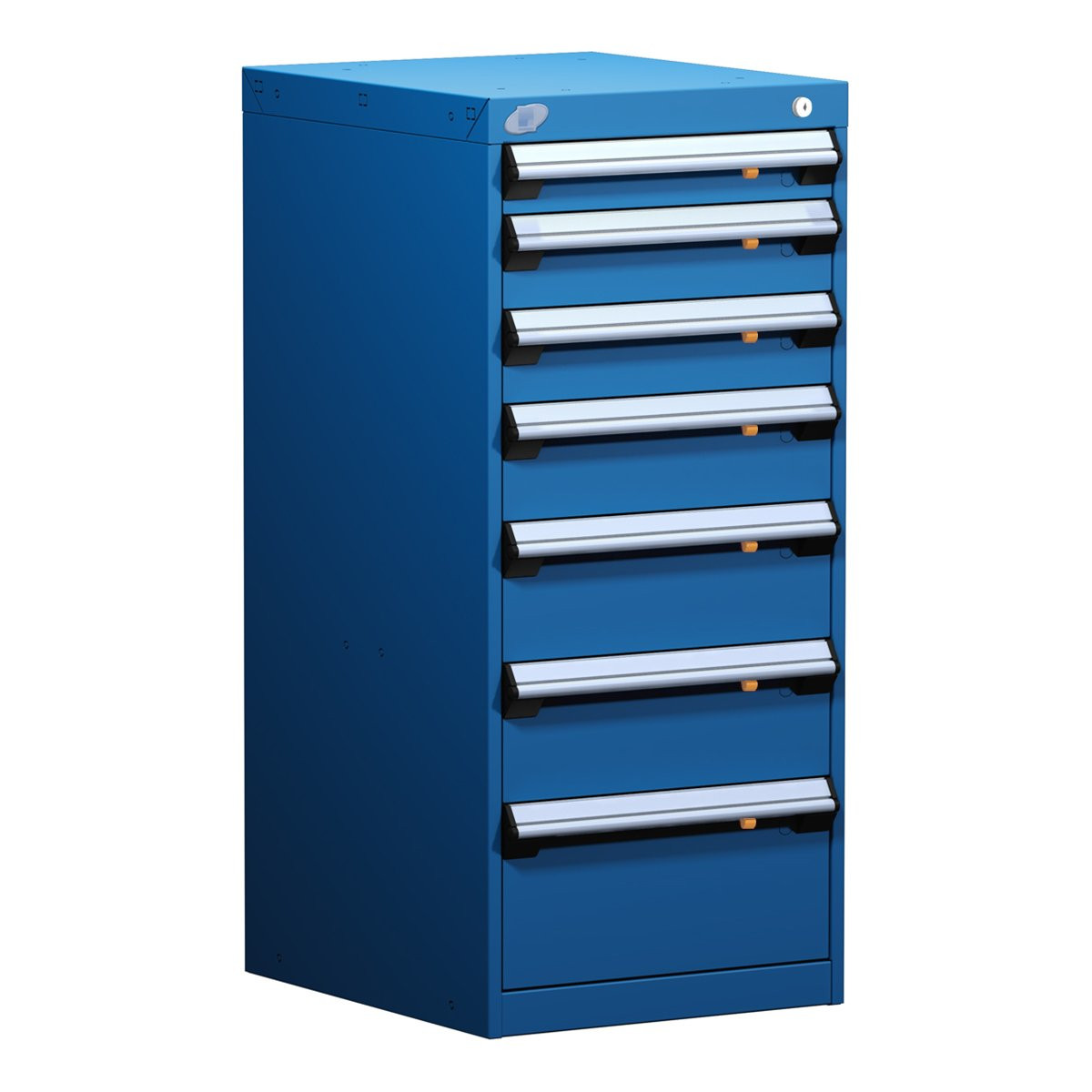 7-Drawer Compact Modular Drawer Cabinet 18'' W x 21''D - L3ABD-4028L3B