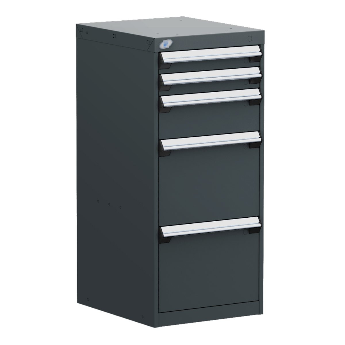 5-Drawer Compact Modular Drawer Cabinet 18'' W x 21''D - L3ABD-4048