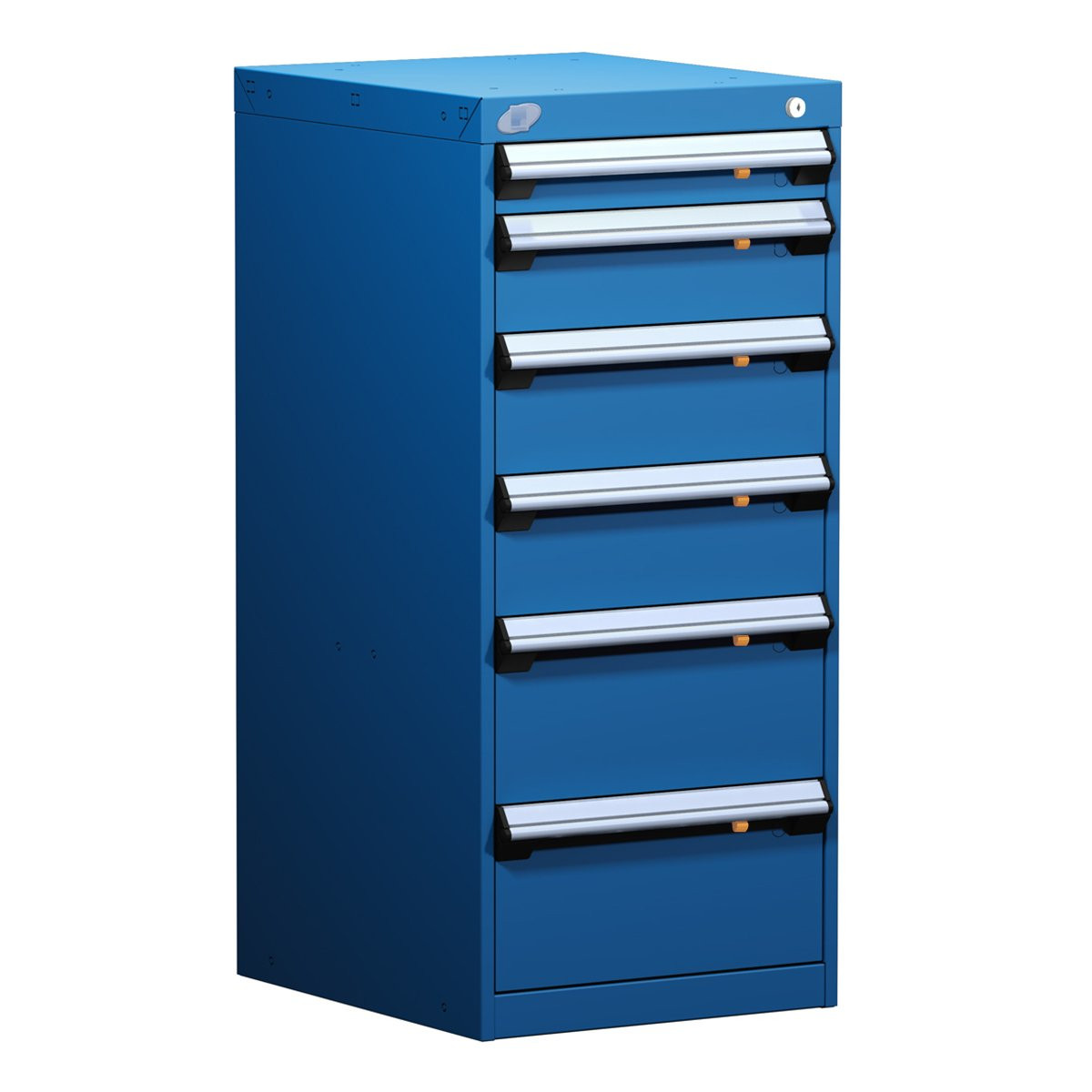 6-Drawer Compact Modular Drawer Cabinet 18'' W x 21''D - L3ABD-4026L3B