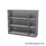 Binder Storage Shelves, 48" W x 41.25" H, 3 Levels
